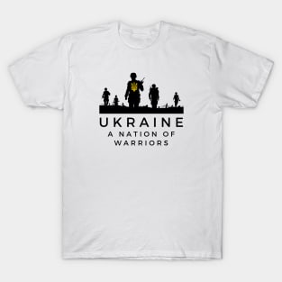 Ukraine A Nation of Warriors T-Shirt